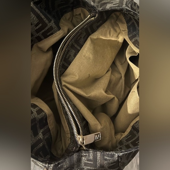 FENDI Zucca MIA Large  Bag. Like new condition.full inclusion . Authentic w/COA - Picture 13 of 16